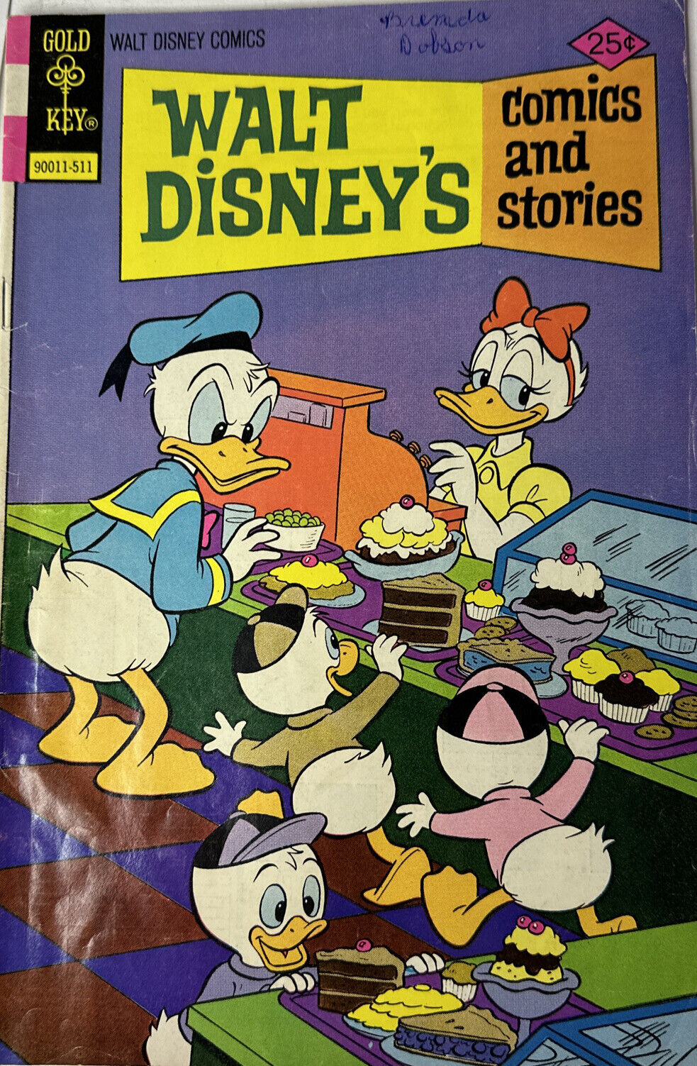 1975 Vol 36 No 2 Gold Key Walt Disney Comics and Stories Donald Duck Road Runner