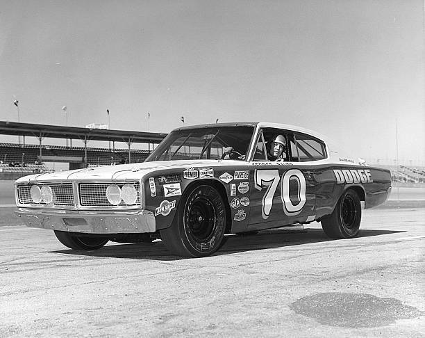 Motor Racing Dodge Charger George Bauer 1969 6x4 OLD PHOTO
