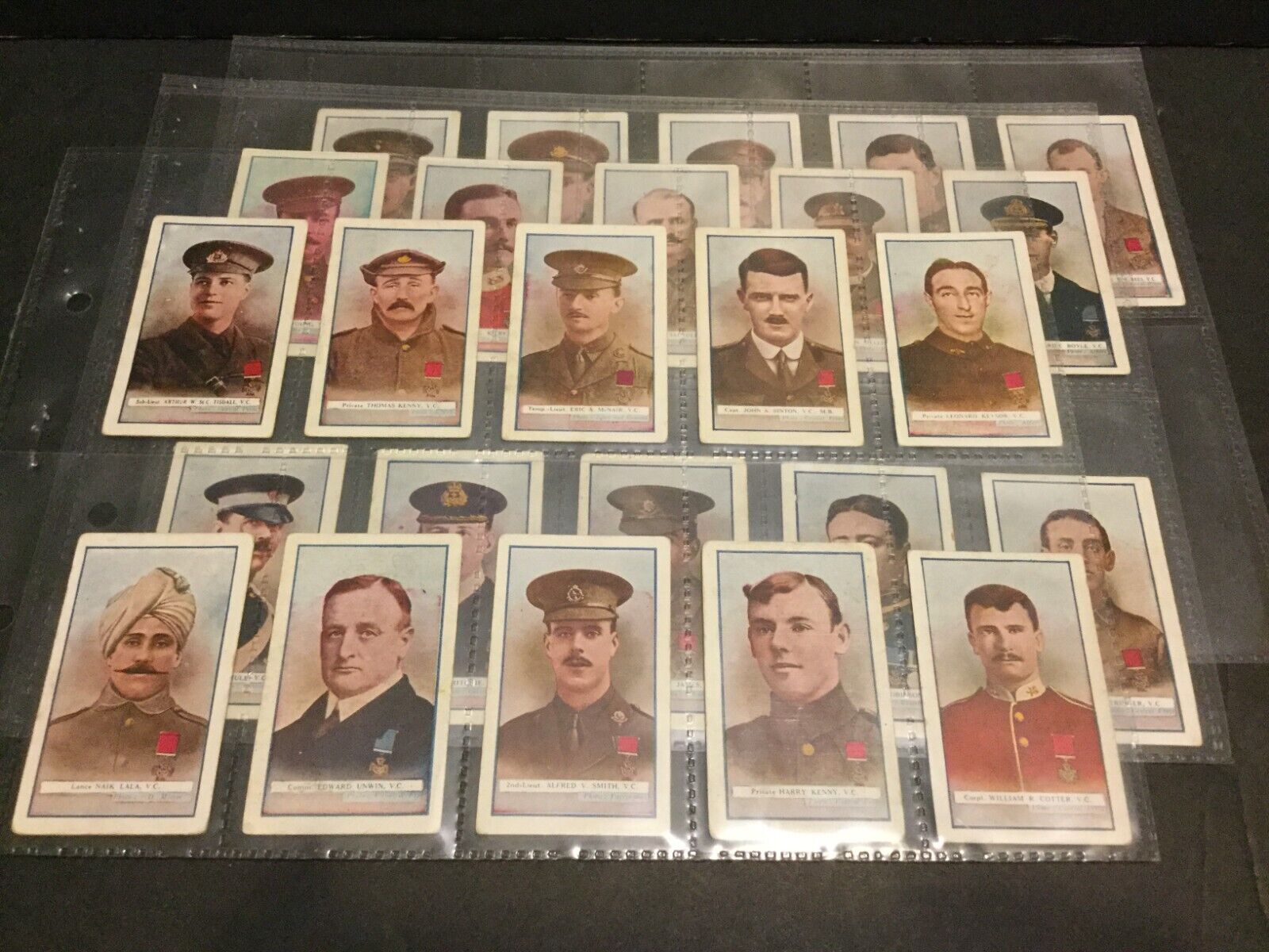 1916 Gallaher The Great War Victoria Cross 5th Series Set of 25 Cards Sku208S