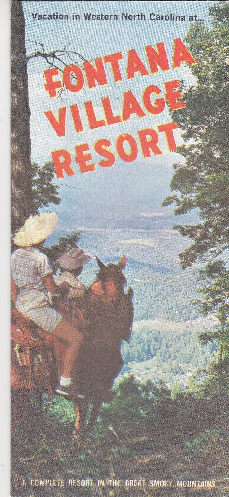 1960\'s Fontana Village Resort Fontana Dam North Carolina Brochure