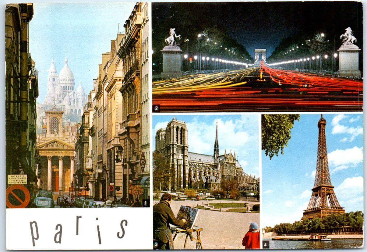 Postcard - Paris, France