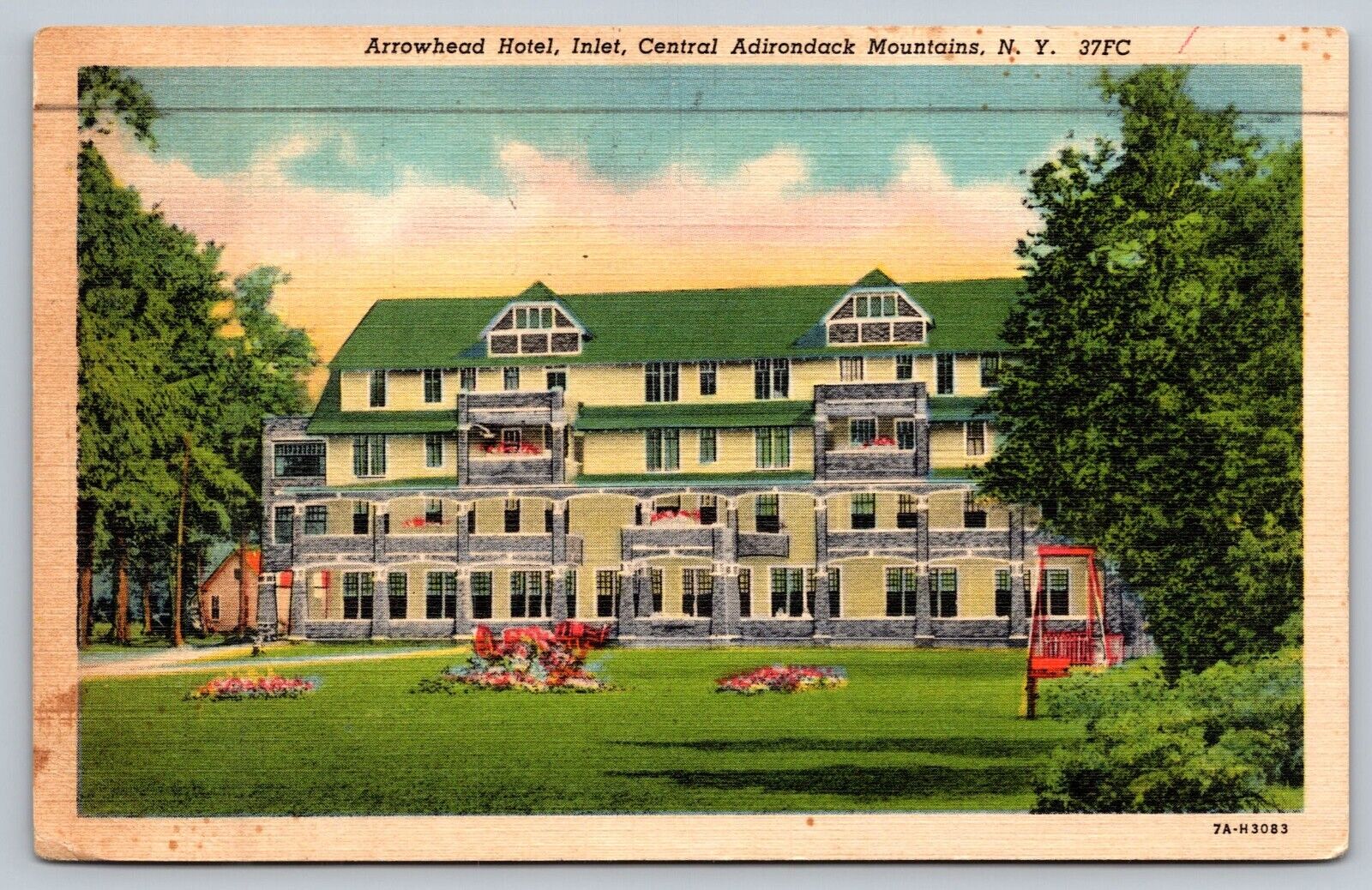 Arrowhead Hotel Inlet New York Central Adirondack Mountains NY
