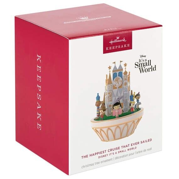 HALLMARK IT\'S A SMALL WORLD 2024 HAPPIEST CRUISE EVER NEW