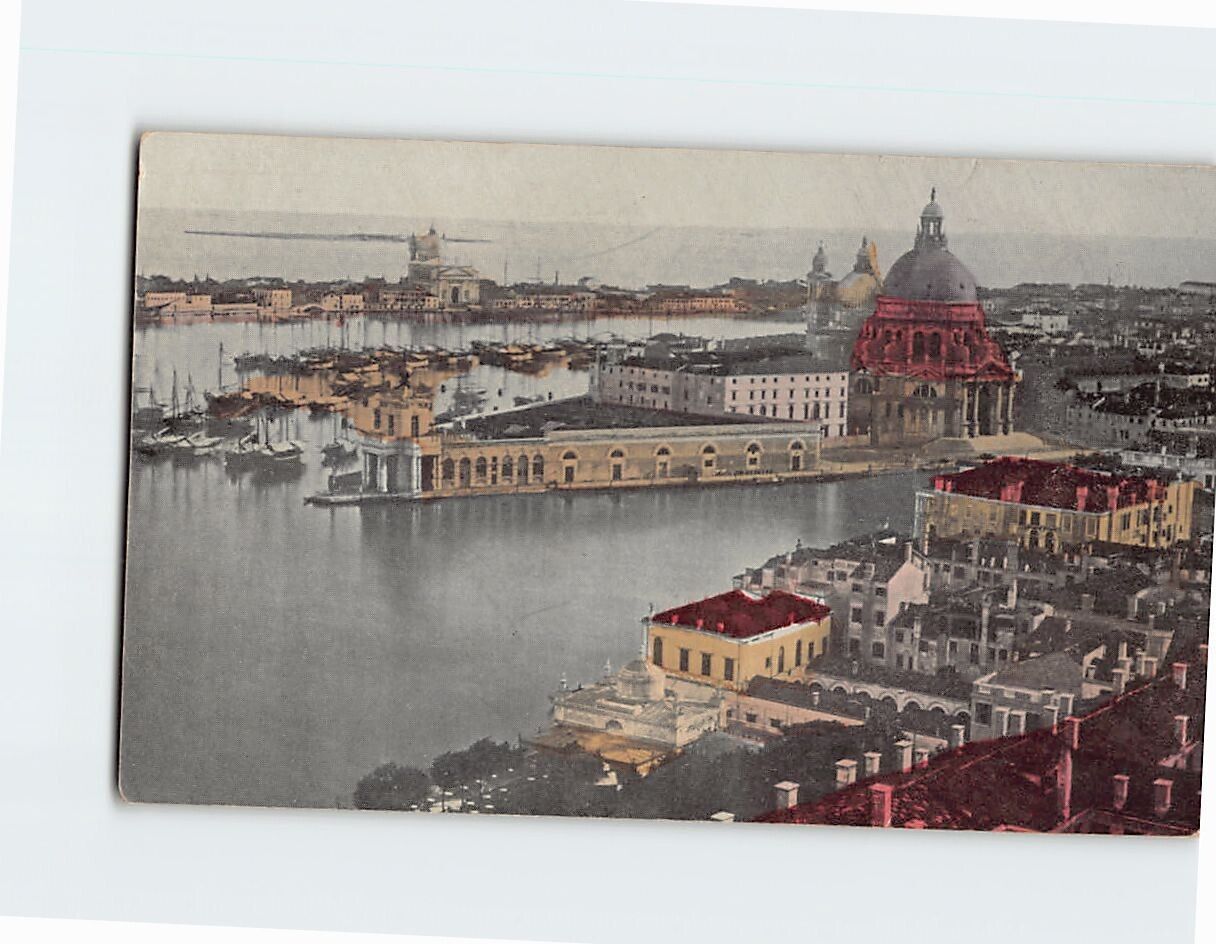 Postcard Bird\'s Eye View of Venice Italy