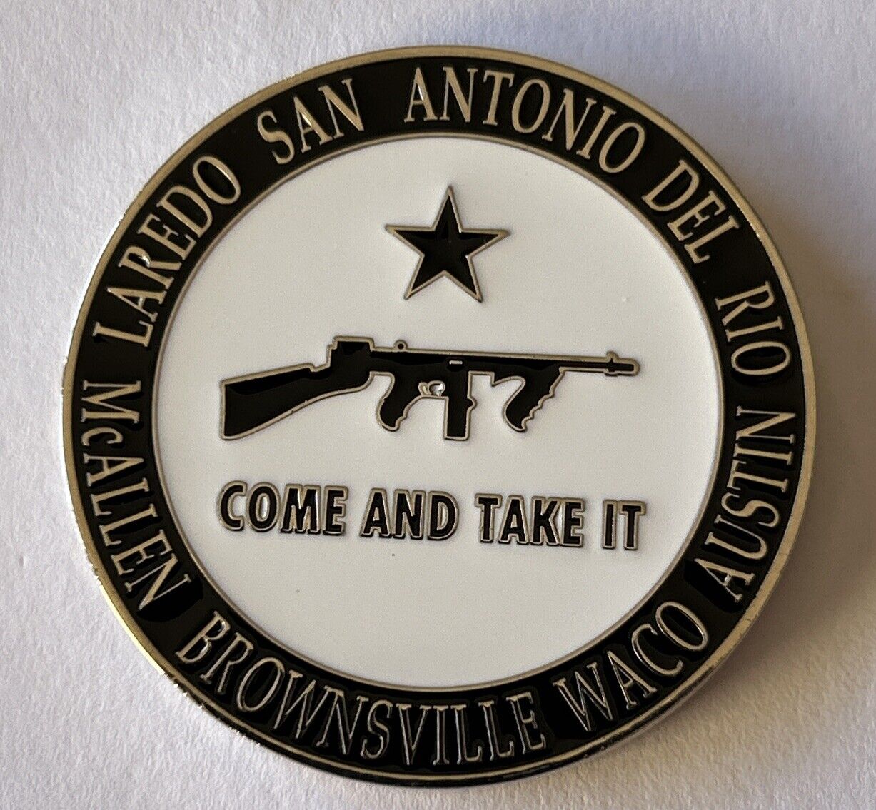 FBI Federal Bureau Of Investigation San Antonio Texas Division RA Challenge Coin