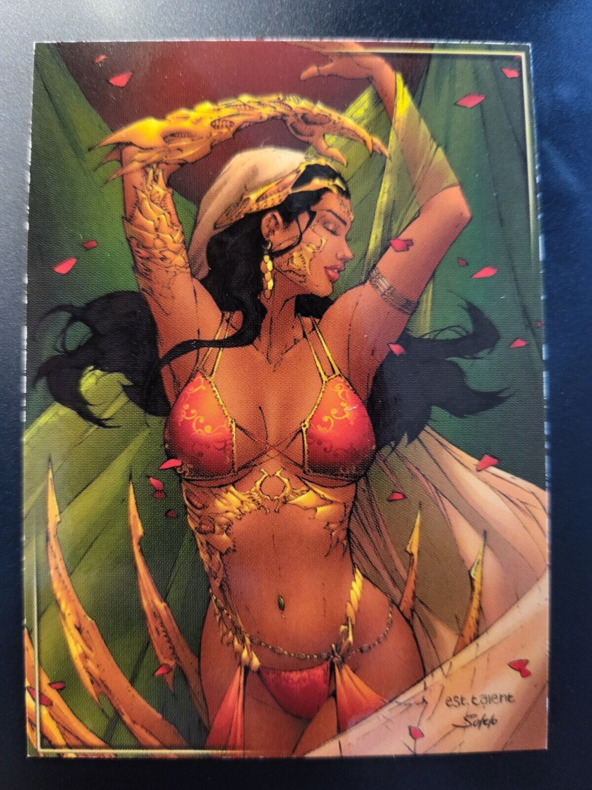 2002 Top Cow Dynamic Forces Witchblade Disciples Of The Blade Promo Card