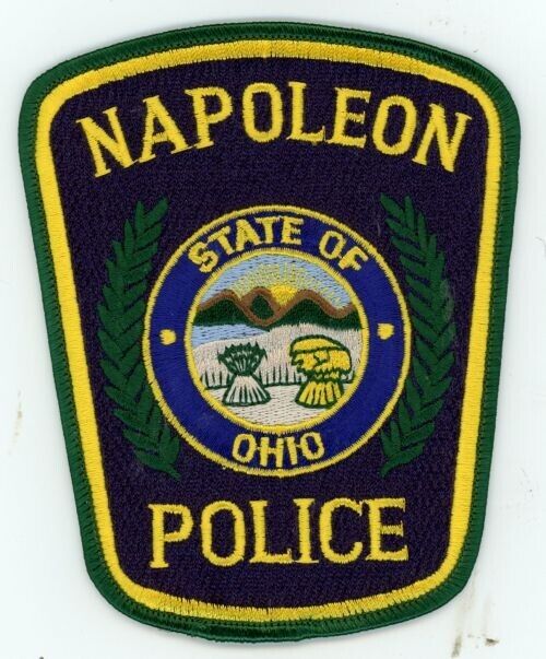 OHIO OH NAPOLEON POLICE NICE SHOULDER PATCH SHERIFF
