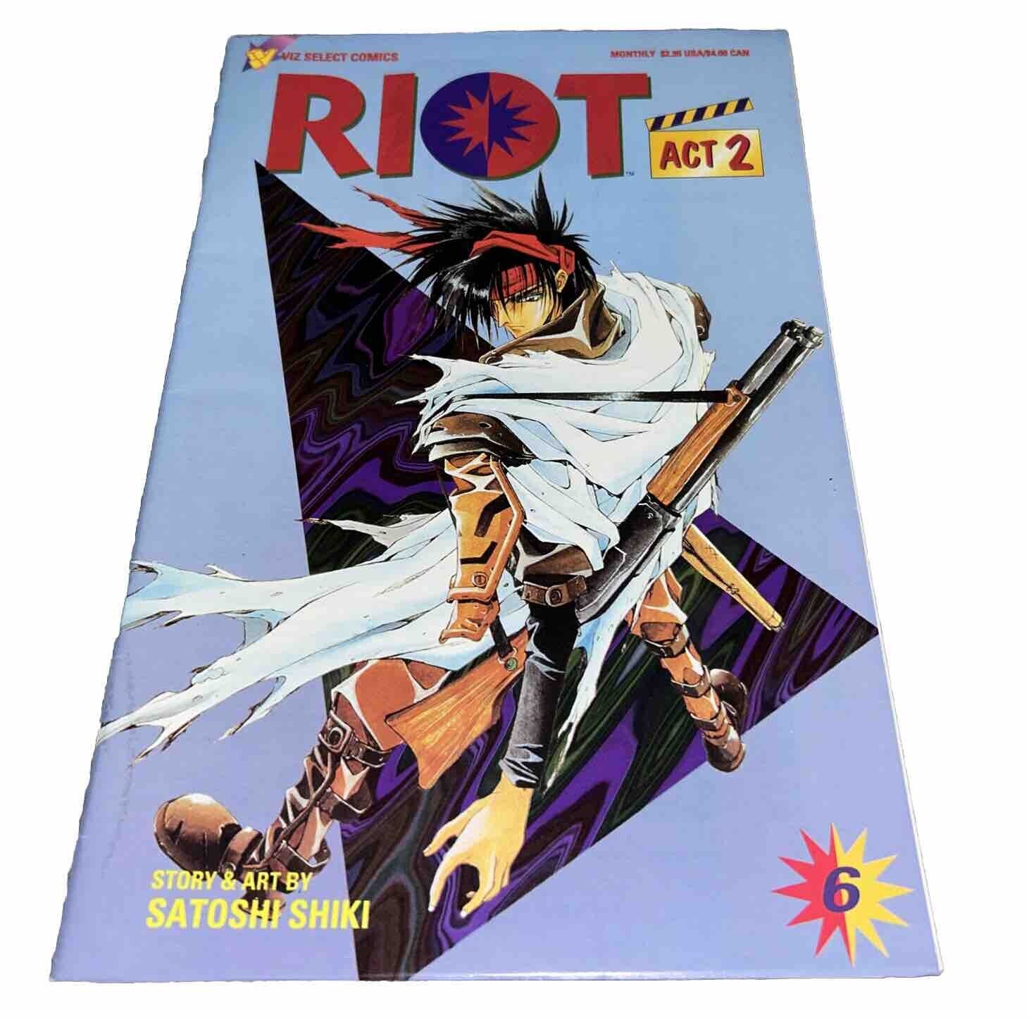 Riot Act 2 #6 (1996, Viz Comics) Comic Book