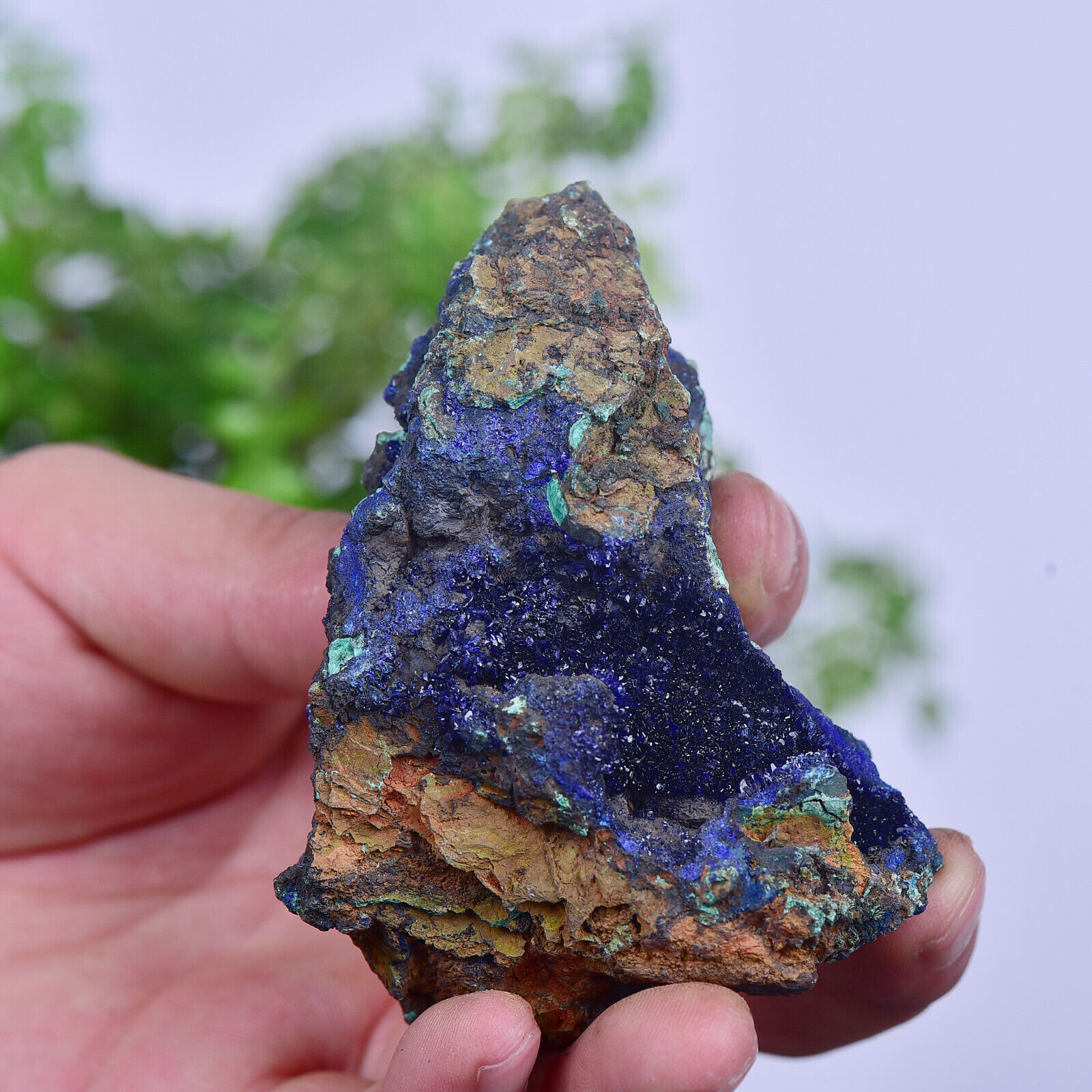 0.4LB NATURAL Azurite/Malachite crystal minerals specimens