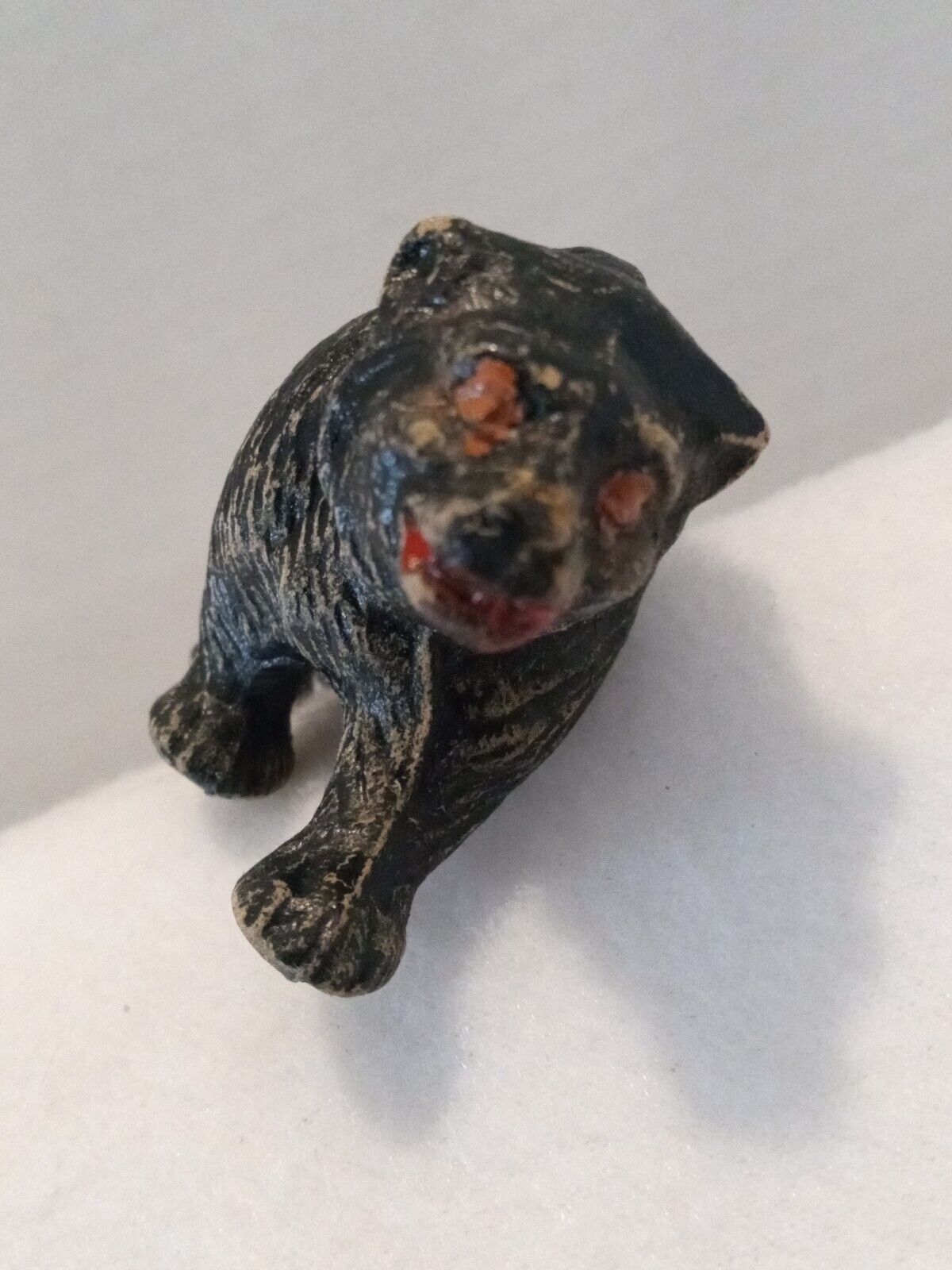 Antique CHIALU Composite BEAR Walking Vintage Animal Figure ~ Pre-Owned ~ EUC