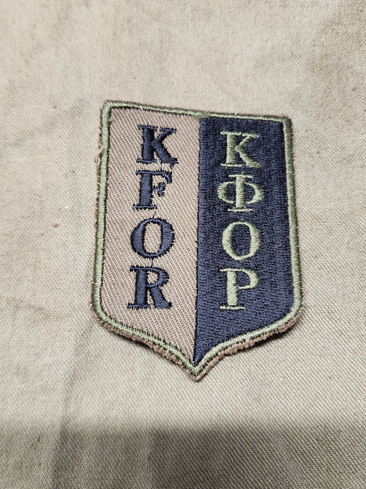Genuine KFOR Patch NATO Kosovo Force