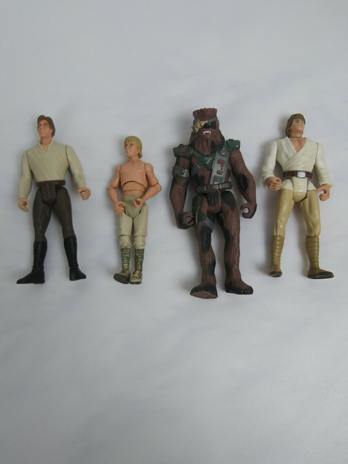 Vgt Star Wars Action Figures Luke Skywalker Chewbacca  Lot of 4