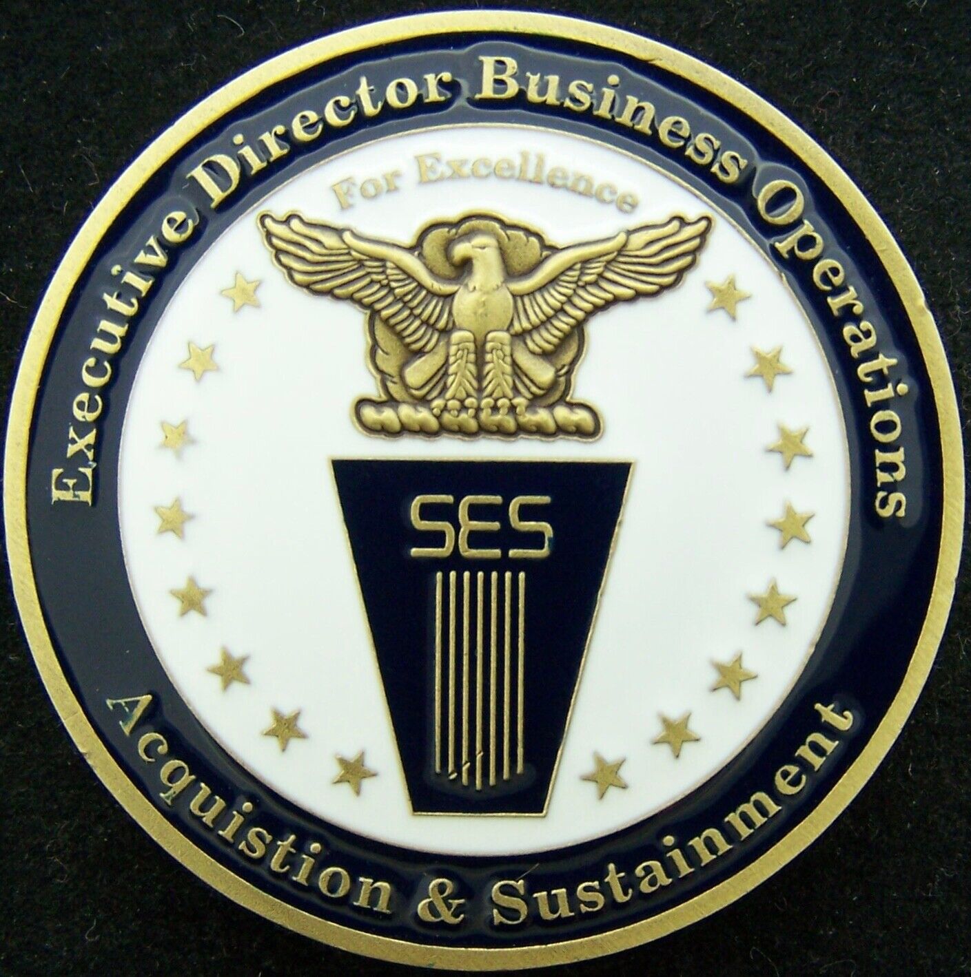 Executive Director Business Operations Acquisition & Sustainment Challenge Coin