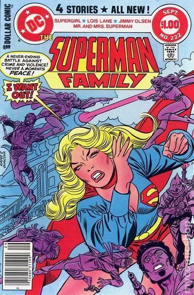 Superman Family #222 FN+ 6.5 1982 Stock Image