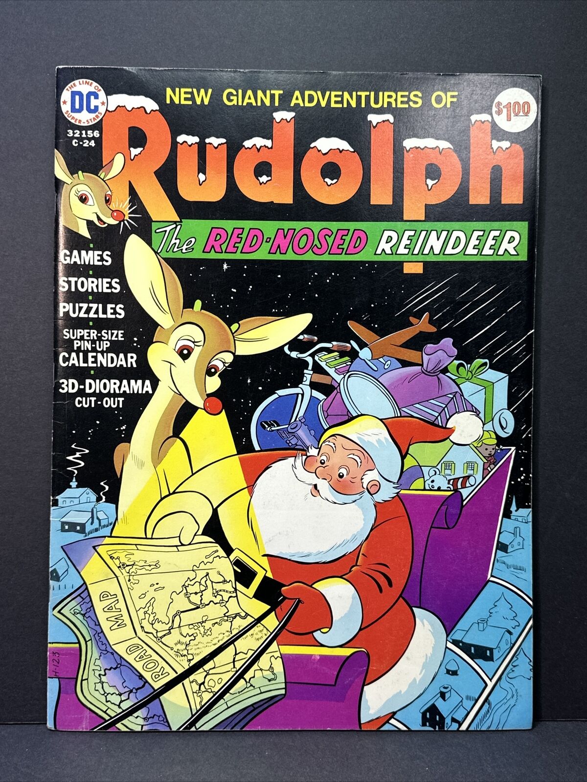 Rudolph The Red-Nosed Reindeer #C-24 DC Treasury Edition Christmas Edition 1973