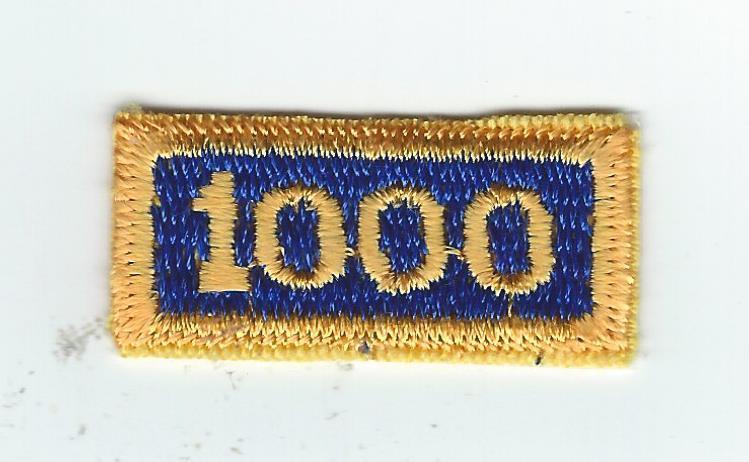 1970s-80s  MILITARY AIRLIFT COMMAND 1000 HOUR patch