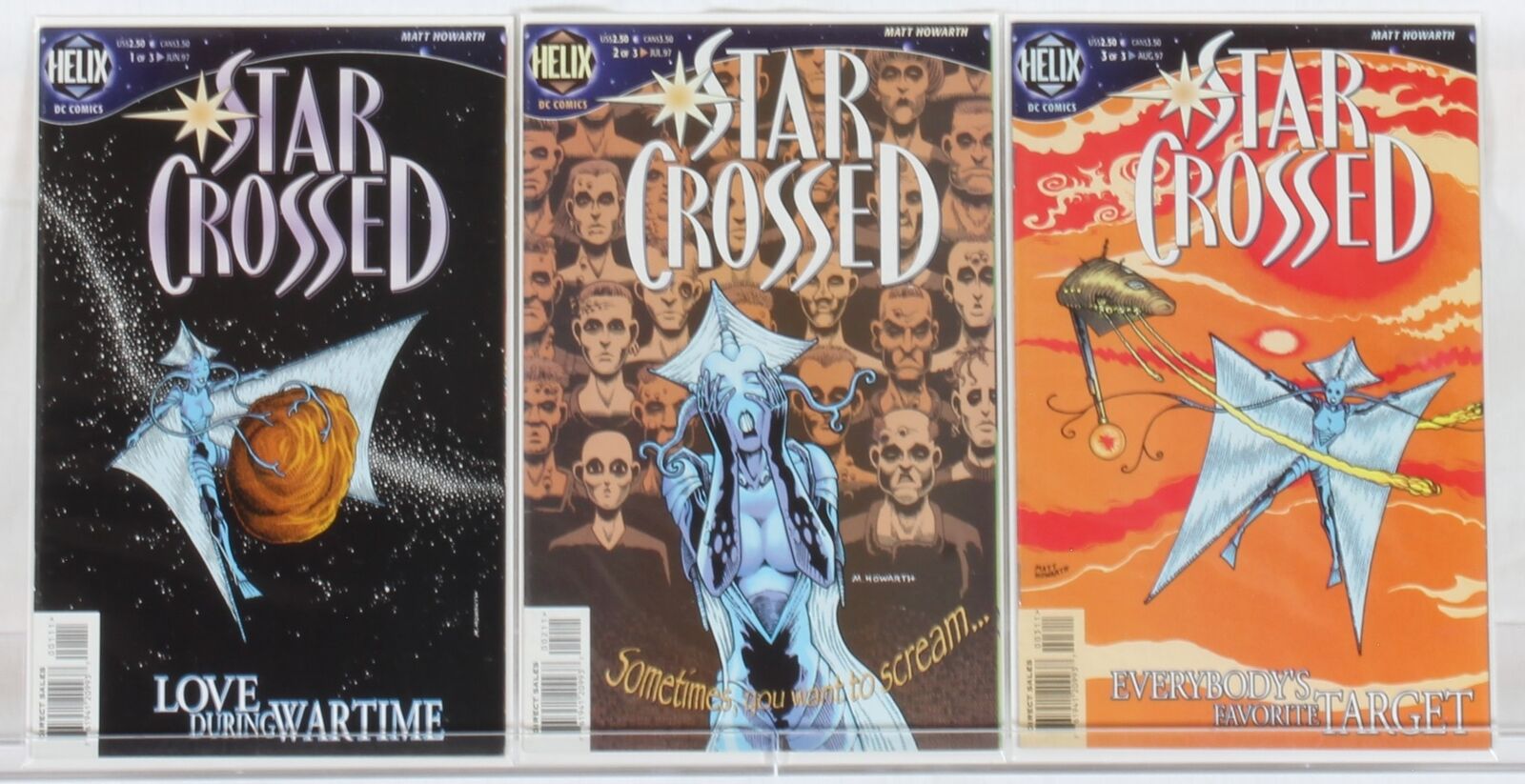 Star Crossed 1-3 Complete Set (3 Books) - Helix - 1997