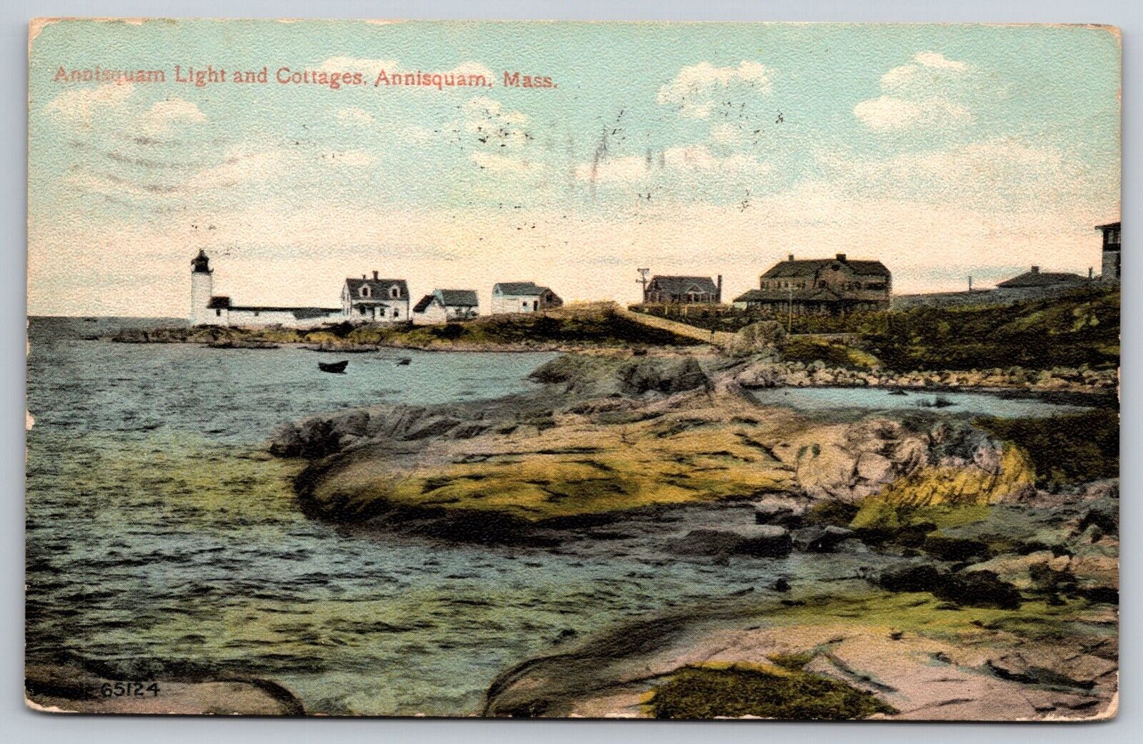 Annisquam Light and Cottages Annisquam Massachusetts MA Posted 1912 B13