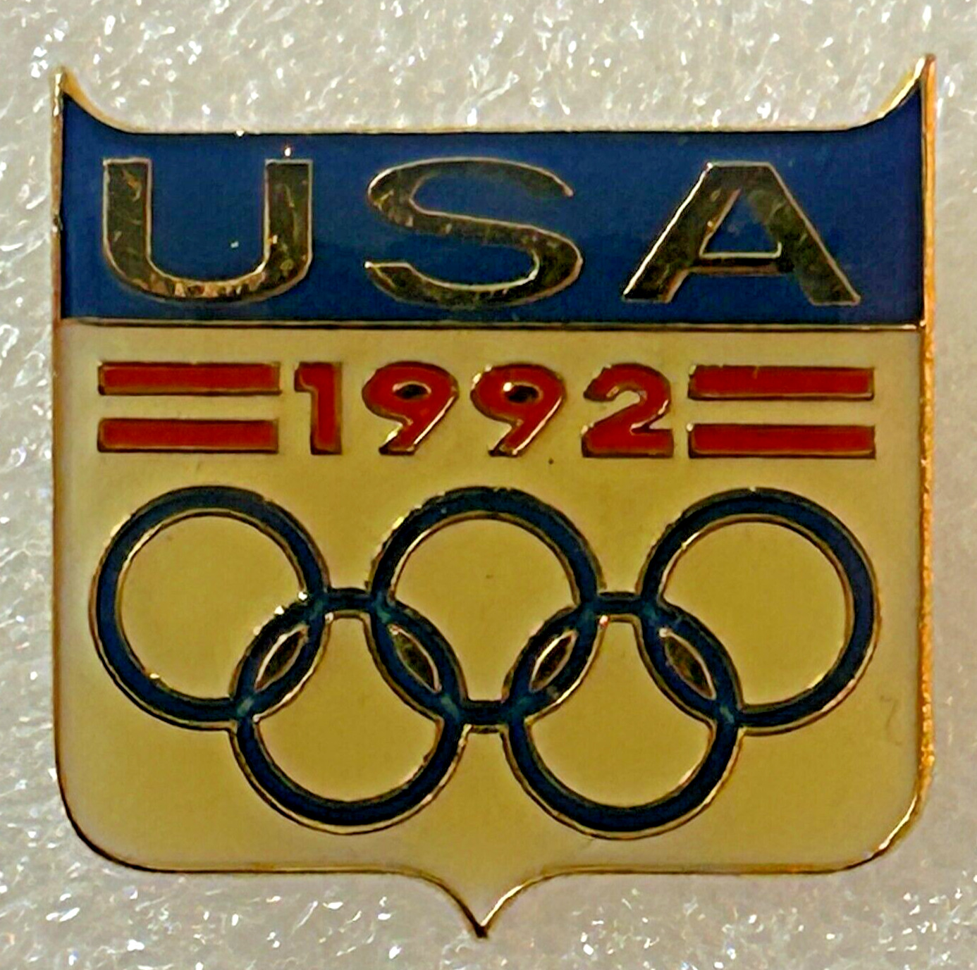 Vintage 1992 Olympic Rings Pin