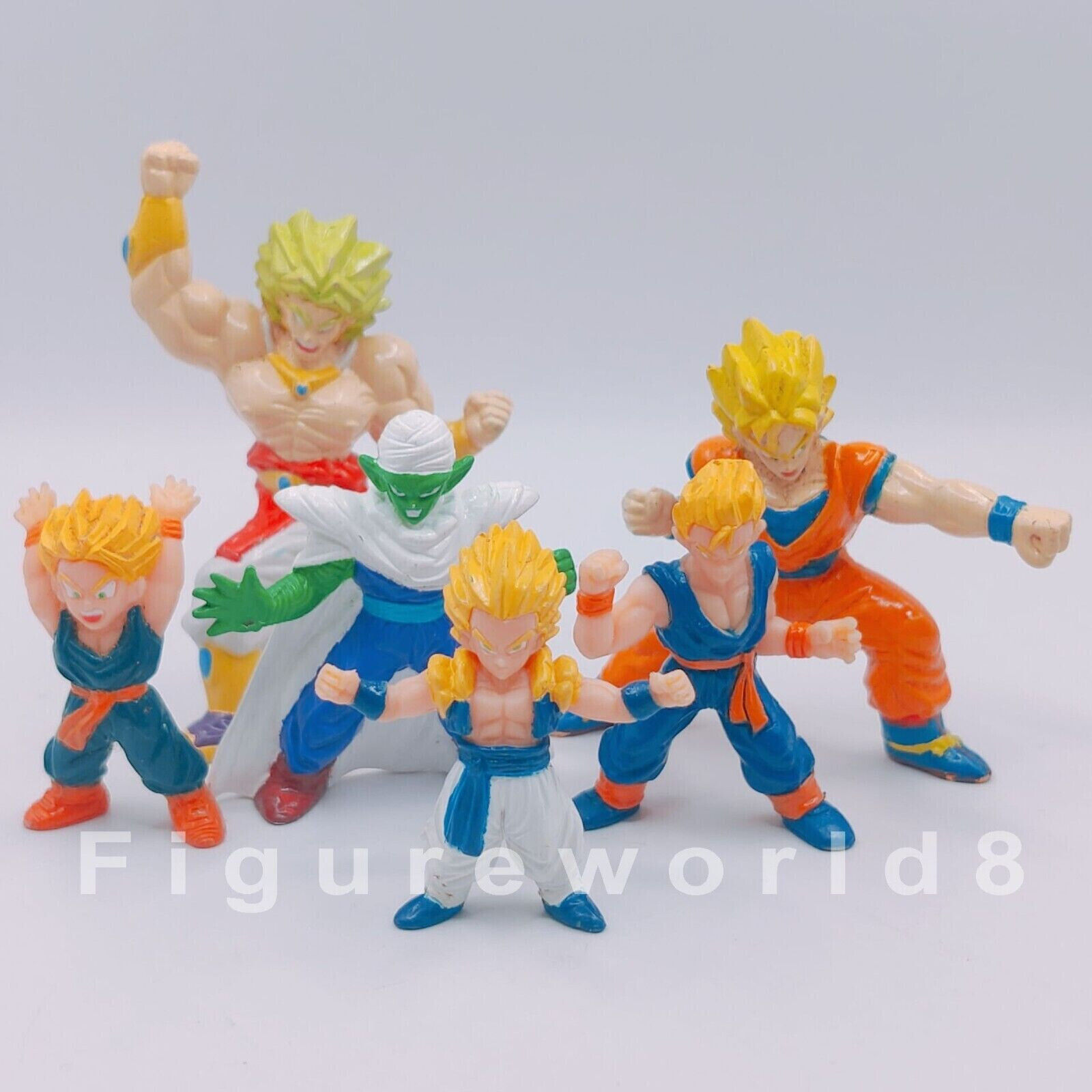 6x Vintage Broly Goku Piccolo Gotenks Gohan Trunks Dragon Ball Banpresto Figures