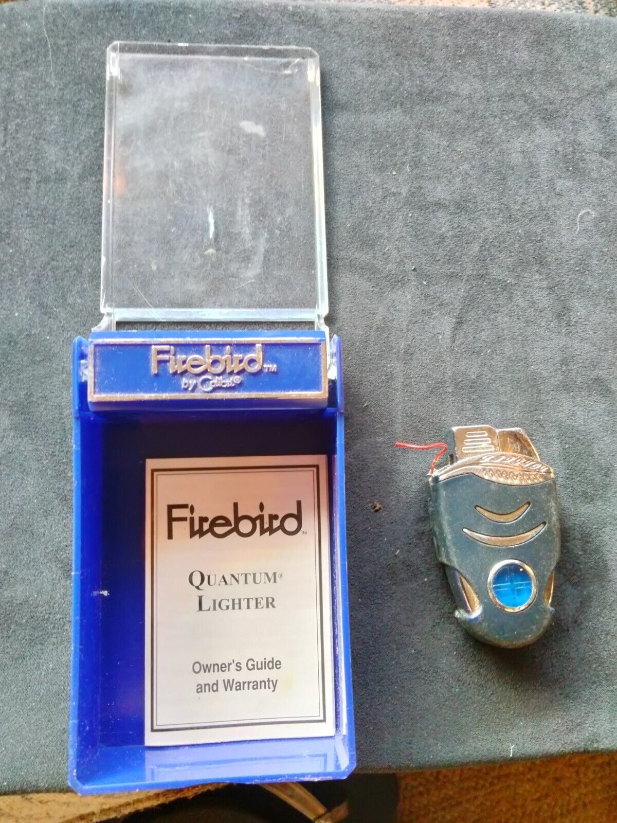 Vintage Colibri Quantum Cigar / Cigarette  Lighter IN Original Box