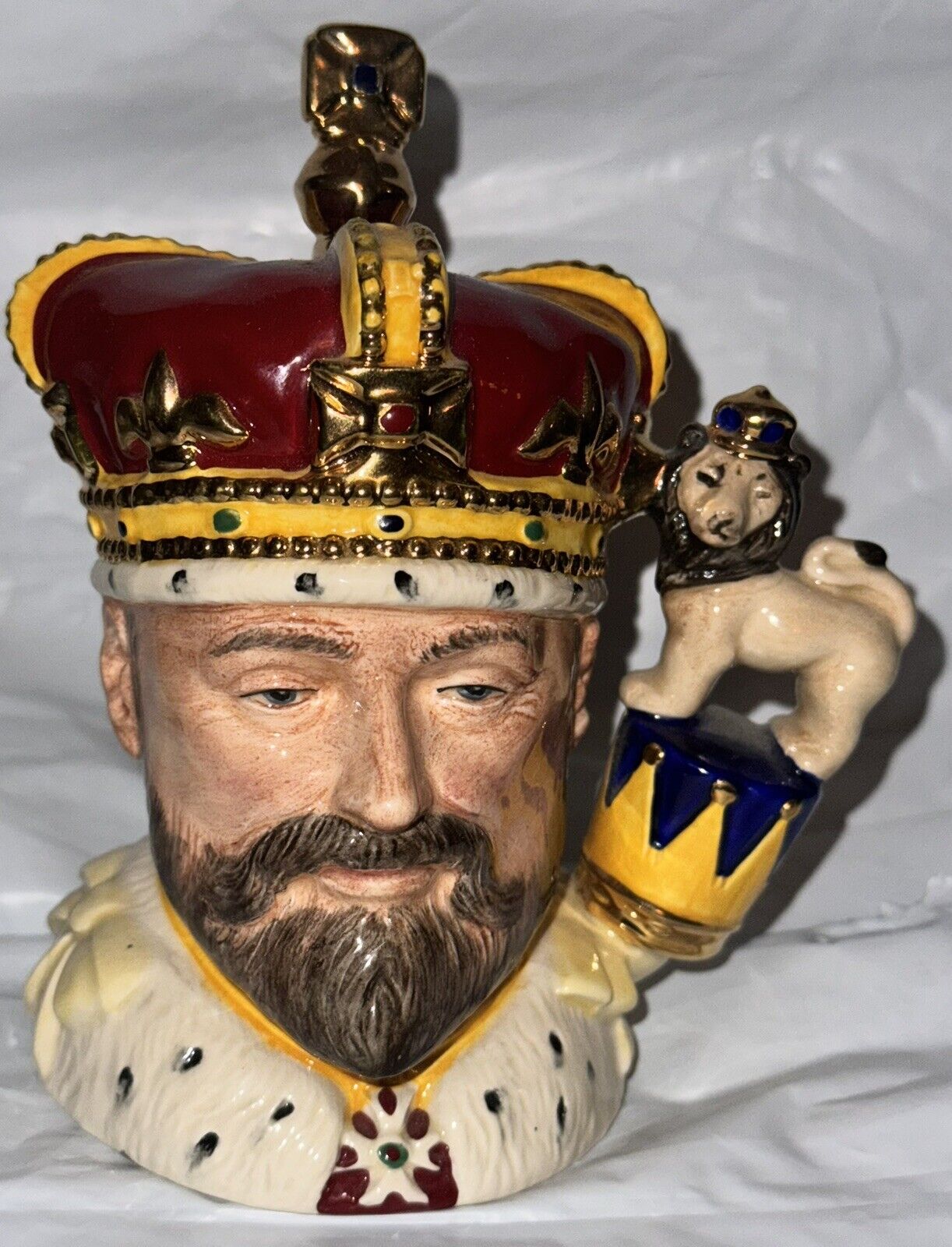KING EDWARD VII Royal Doulton British Toby Jug D6923 LIMITED EDITION #1729/2500
