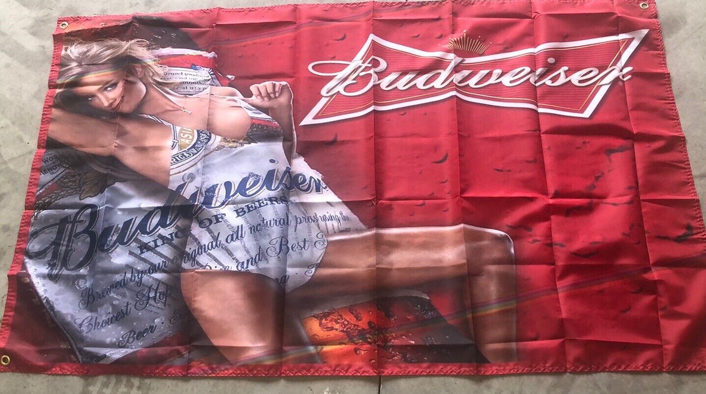 Budweiser Beer Bathing Suit Flag/Banner