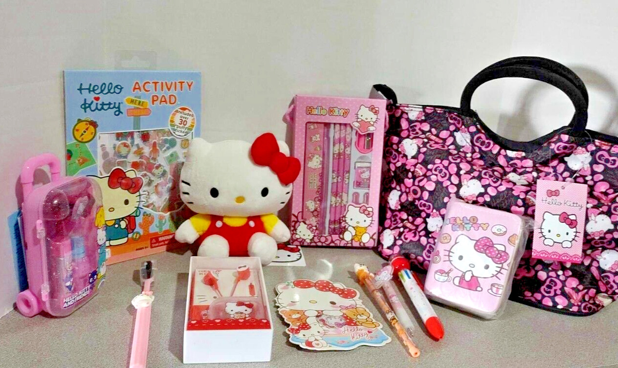 Sanrio Kawaii Hello Kitty Cute Girls Gifts Bundle New