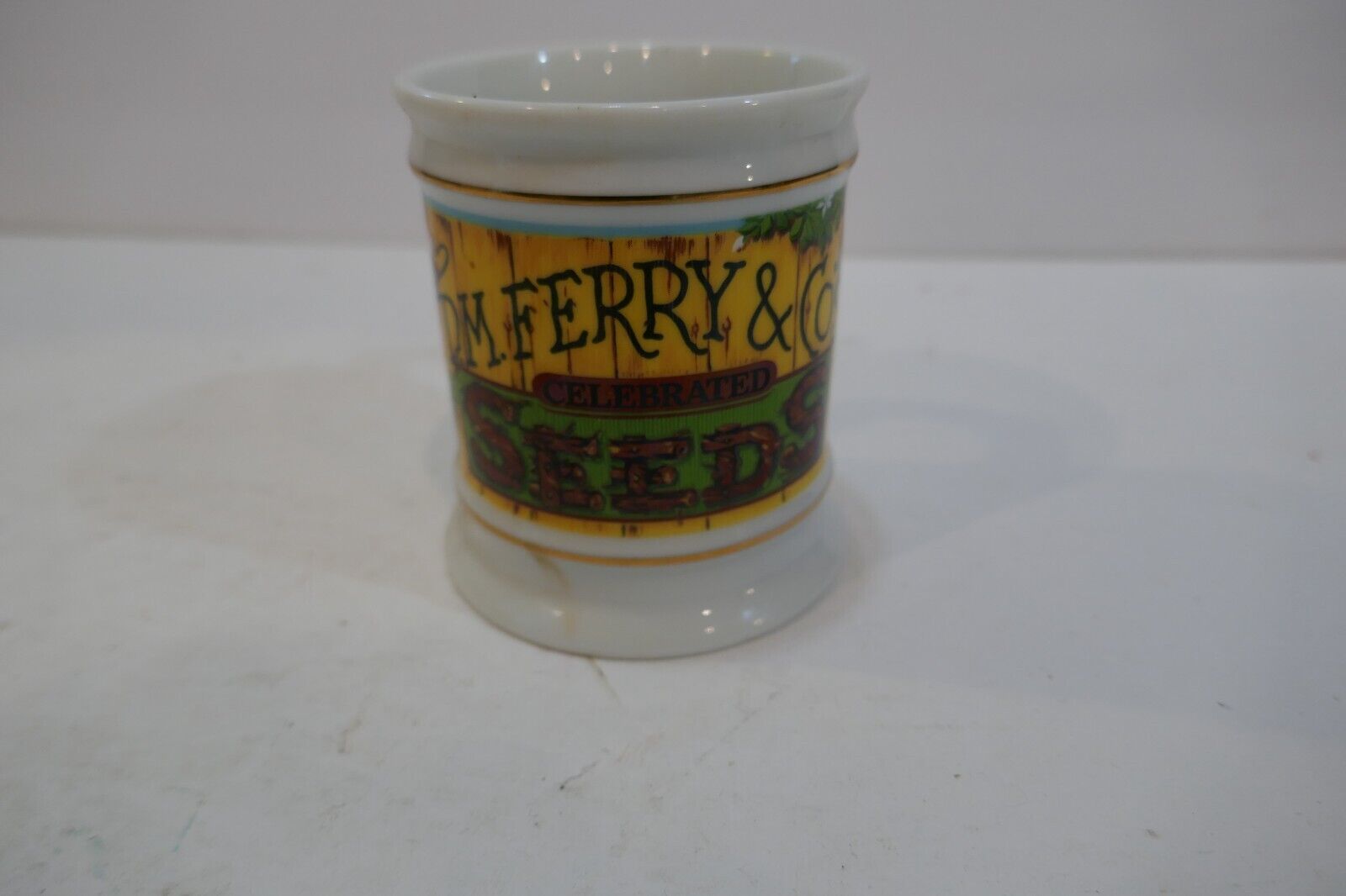 D.M. Ferry Seeds Co  Mug Advertising Porcelain The Corner Store Japan