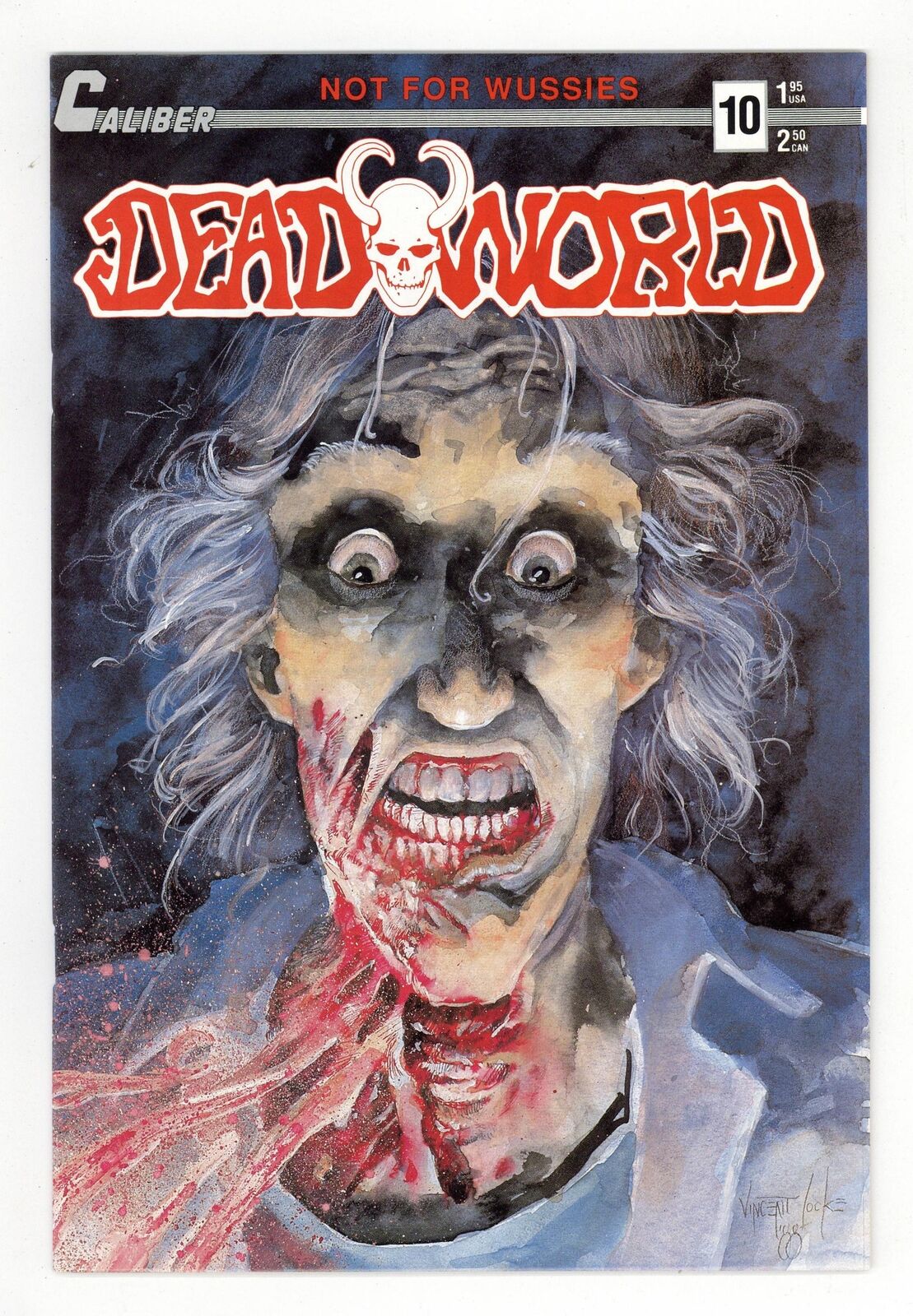 Deadworld #10B Locke Variant FN 6.0 1988 1st app. Crow in comic book (ad)