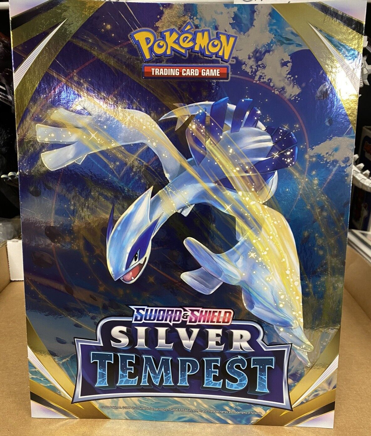 Pokemon Sword & Shield Silver Tempest Promotional Stand Up 81/2 x 11\