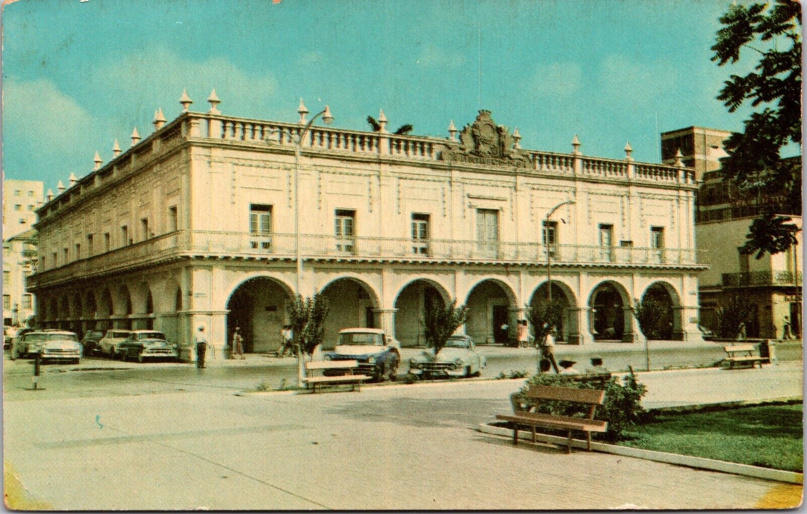 Postcard The City Hall Monterrey Mexico  [dz]