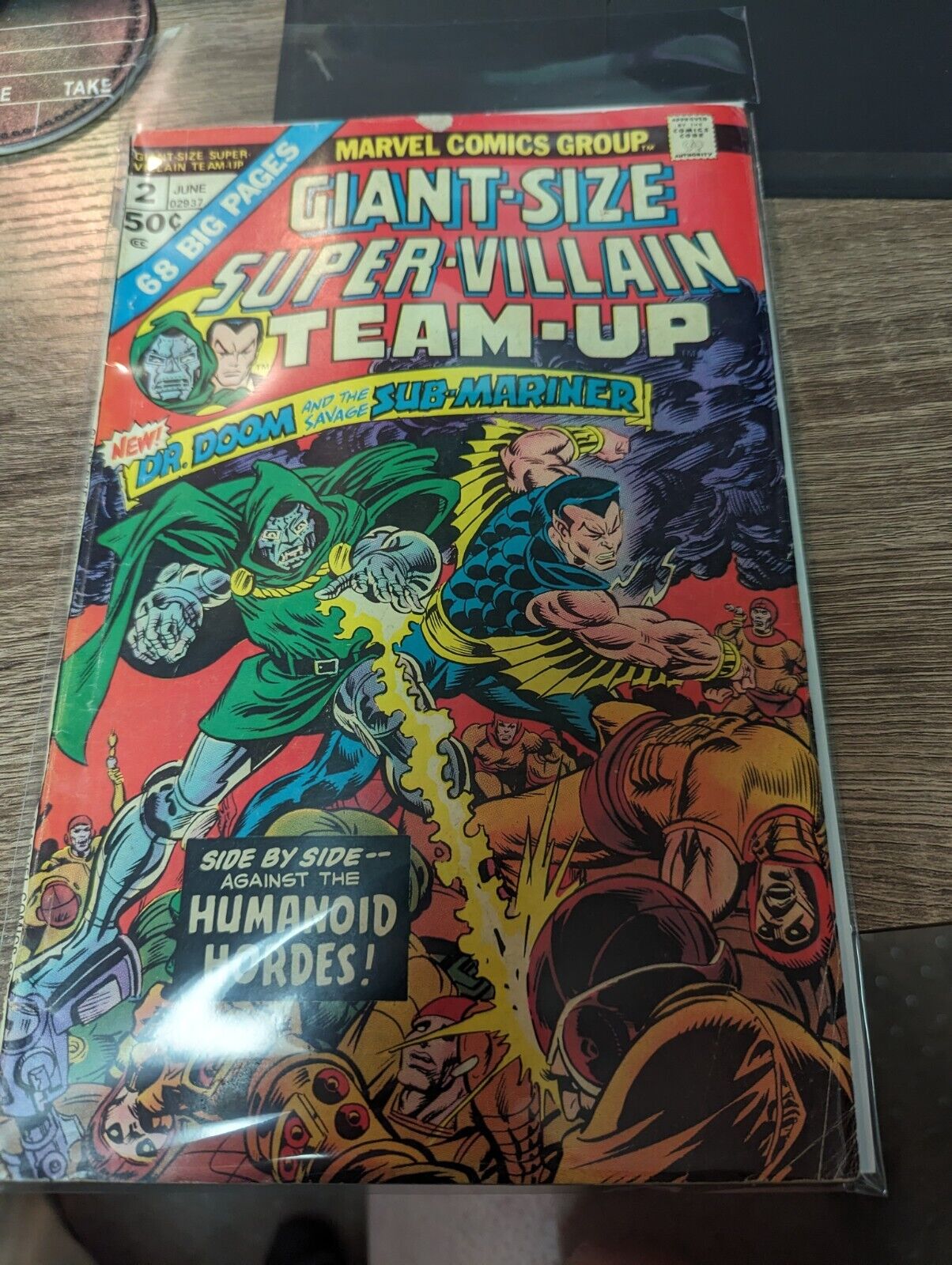 Giant-Size Super-Villain Team-Up #2 Marvel Comics 1975 Dr. Doom & Sub-Mariner