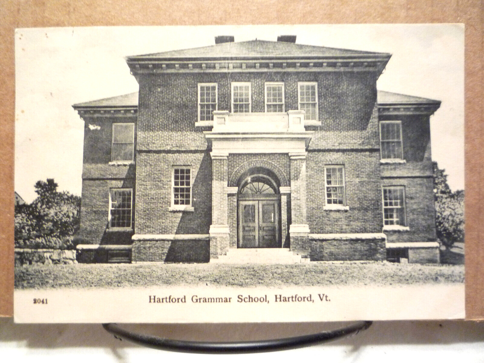 1909 Vermont VT Postcard ~ Hartford, Grammar School Building