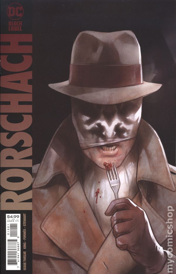 Rorschach #12B Oliver Variant VF 2021 Stock Image