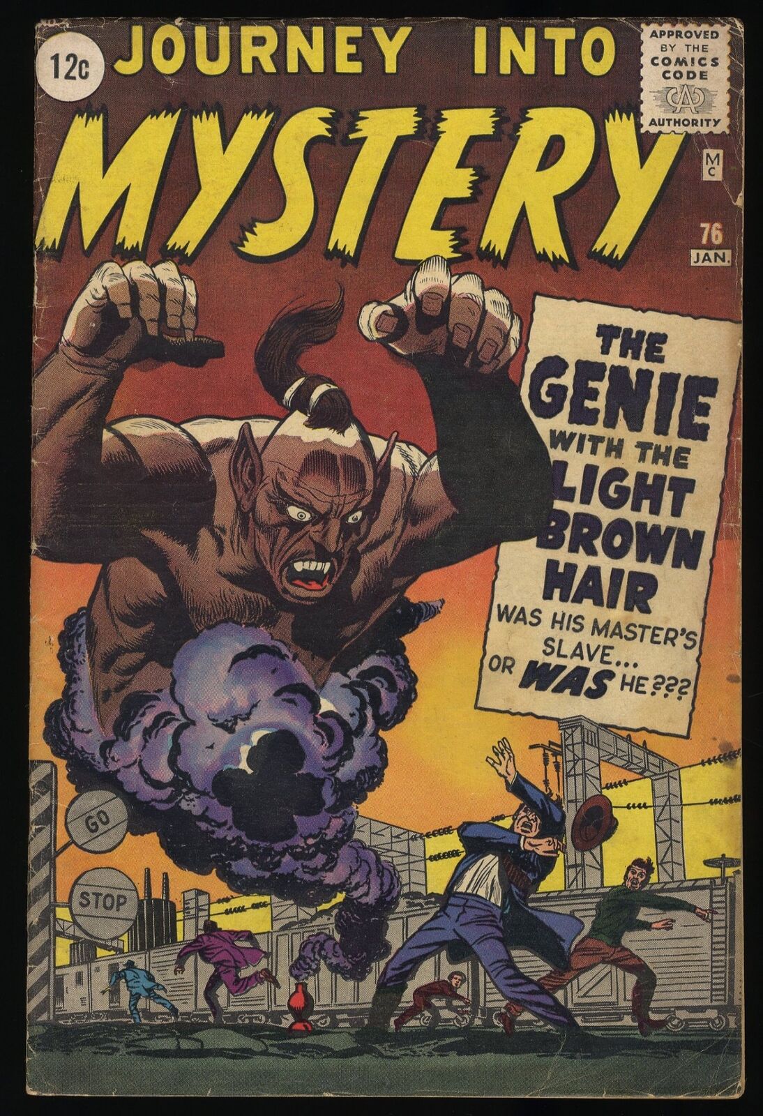 Journey Into Mystery #76 VG+ 4.5 Kirby Ayers Cover Art Marvel 1962