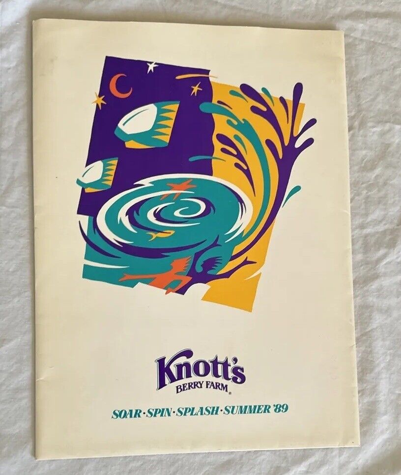 Knott\'s Berry Farm 1989 Summer Official Media Packet, w/photos. Vintage Rare