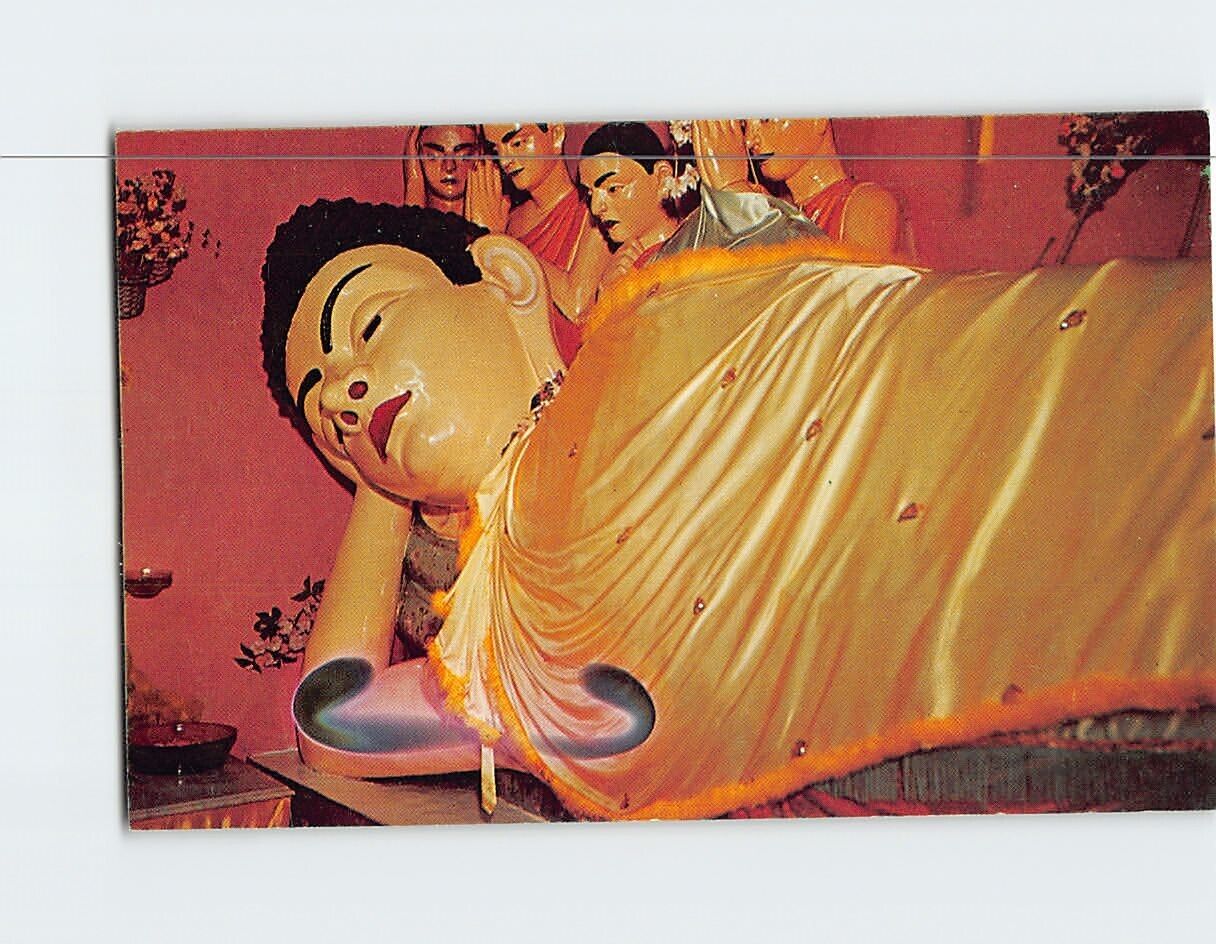 Postcard Lord Buddha Image Sacred Buddha Gaya Temple Singapore