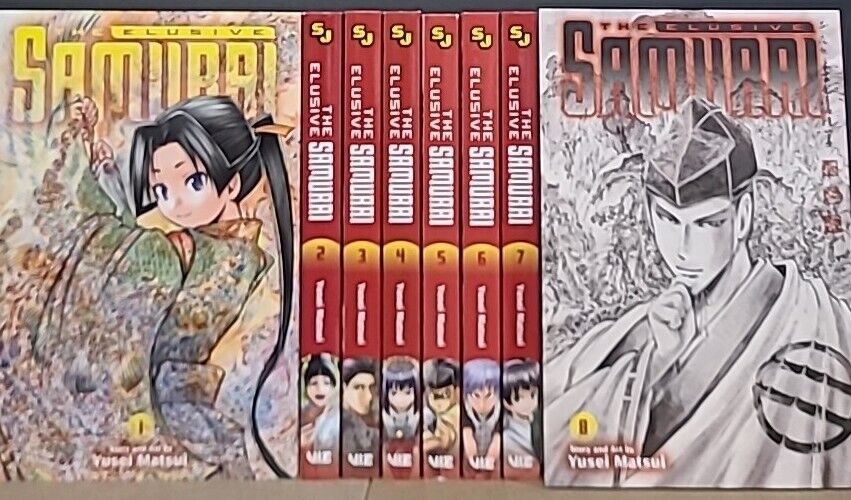The Elusive Samurai Volume 1-8 Manga English Yusei Matsui Viz Media Anime New 