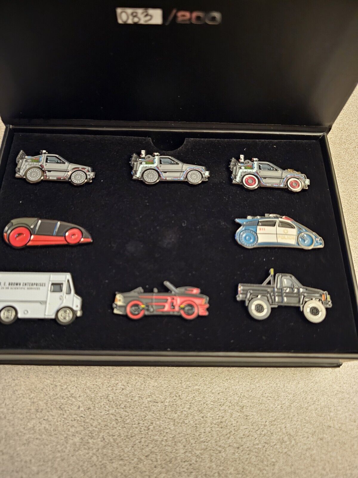 Back To The Future Limited Collectors Edition Pins 83/200 Limited Leen Customs