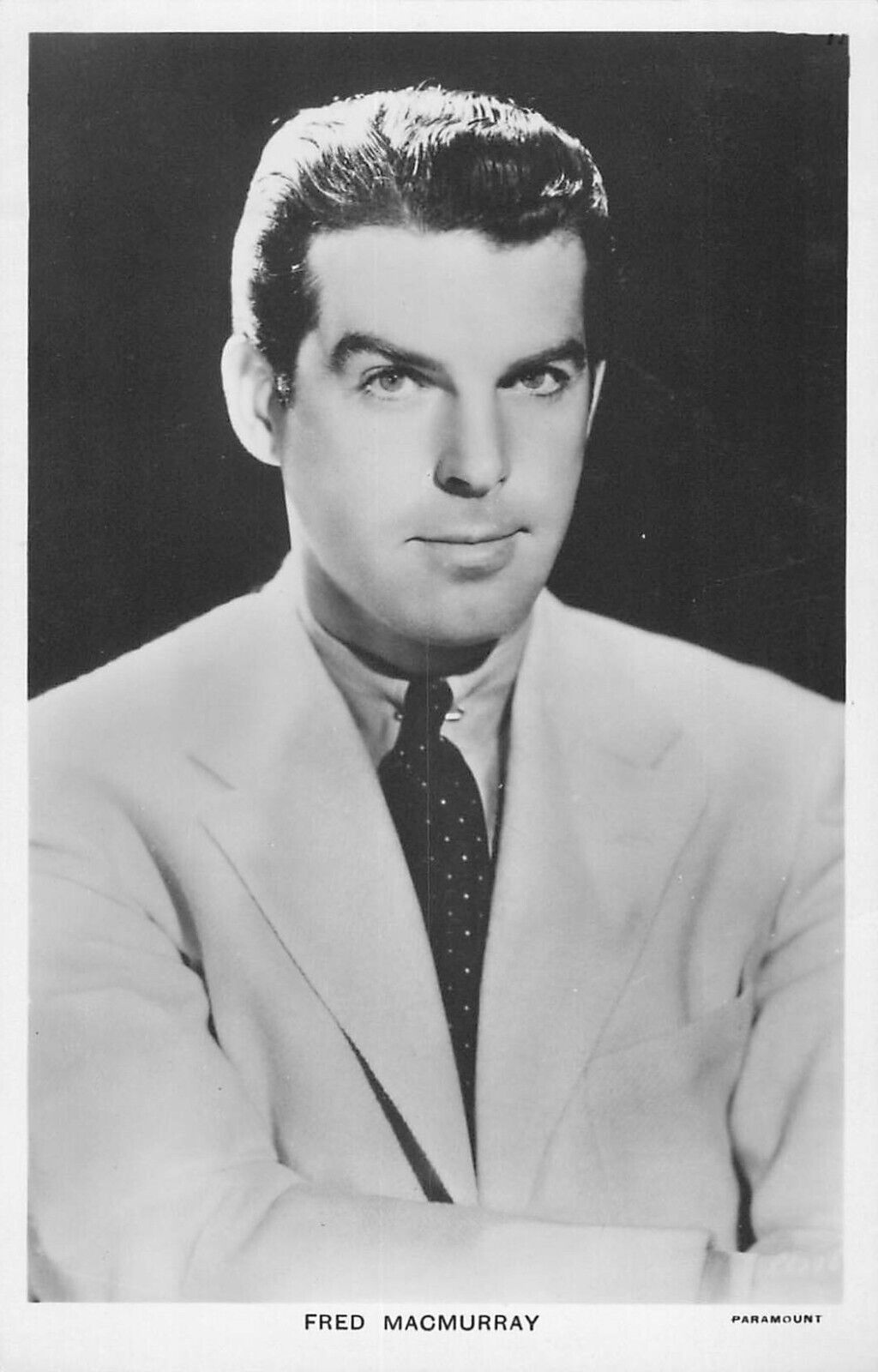 Fred MacMurray Photo Actor Movie Star Paramount Vintage RPPC Postcard