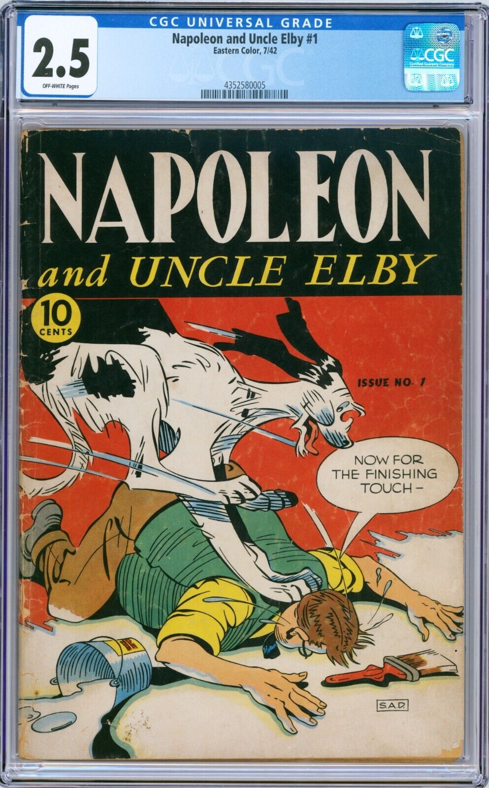 Napoleon and Uncle Elby #1 1942 Eastern Color CGC 2.5