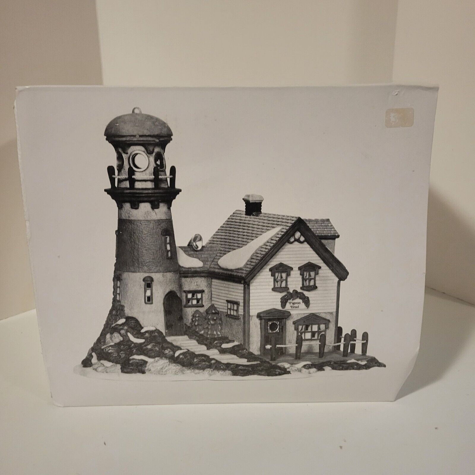 Vintage Department 56 Heritage Village Collection Pigeonhead Lighthouse NOS