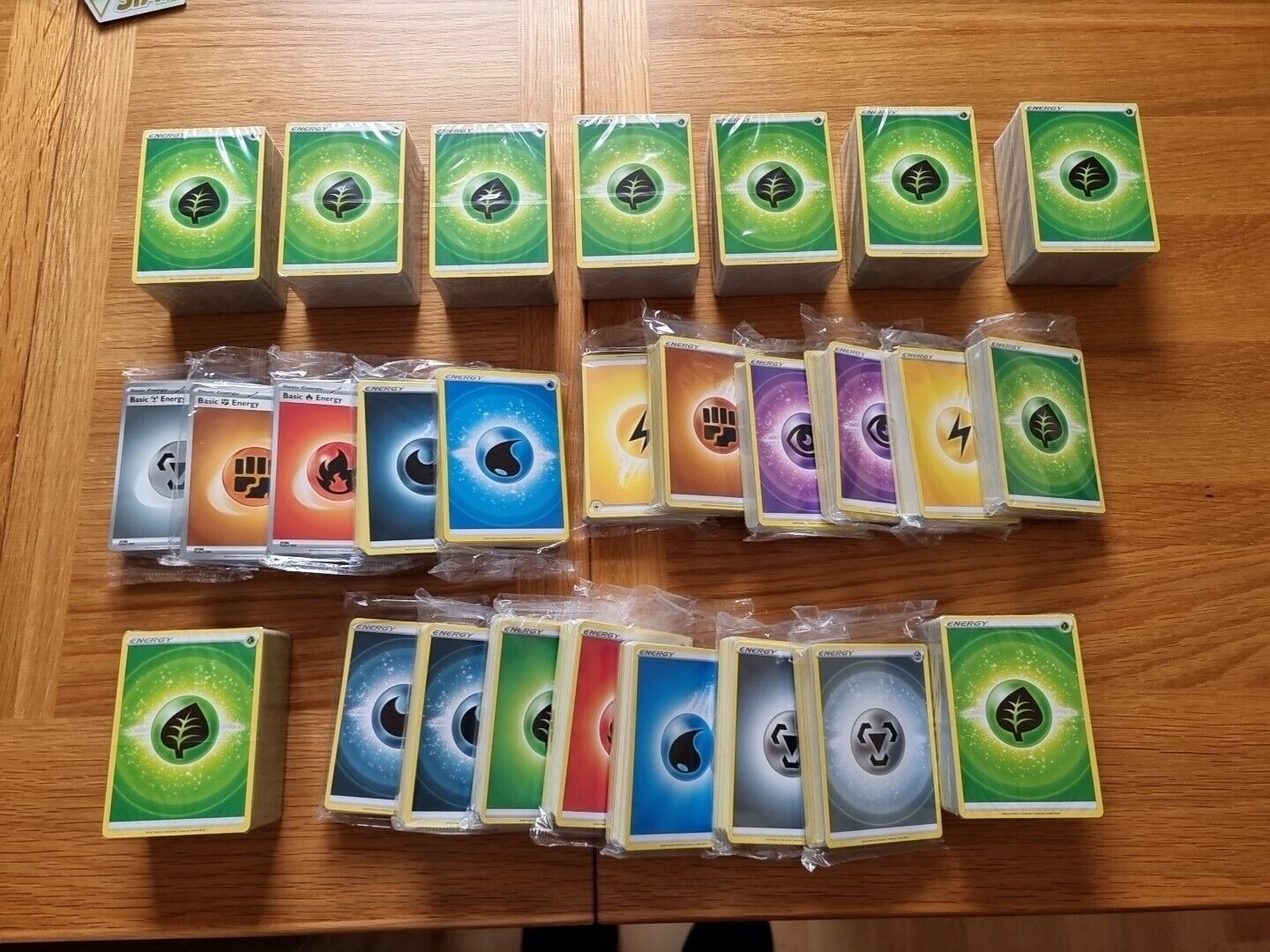 Pokemon Sealed Energy Cards Bundle - Over 1700 Cards In Total