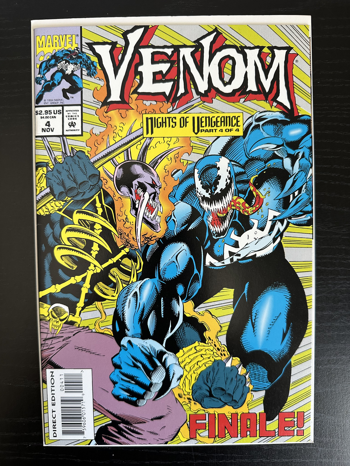 Venom: Nights of Vengeance #4 NM- 1994 Marvel Comics