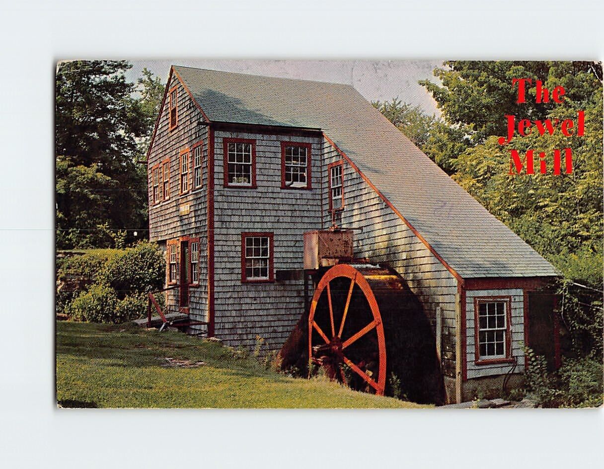 Postcard The Jewel Mill Rowley Massachusetts USA