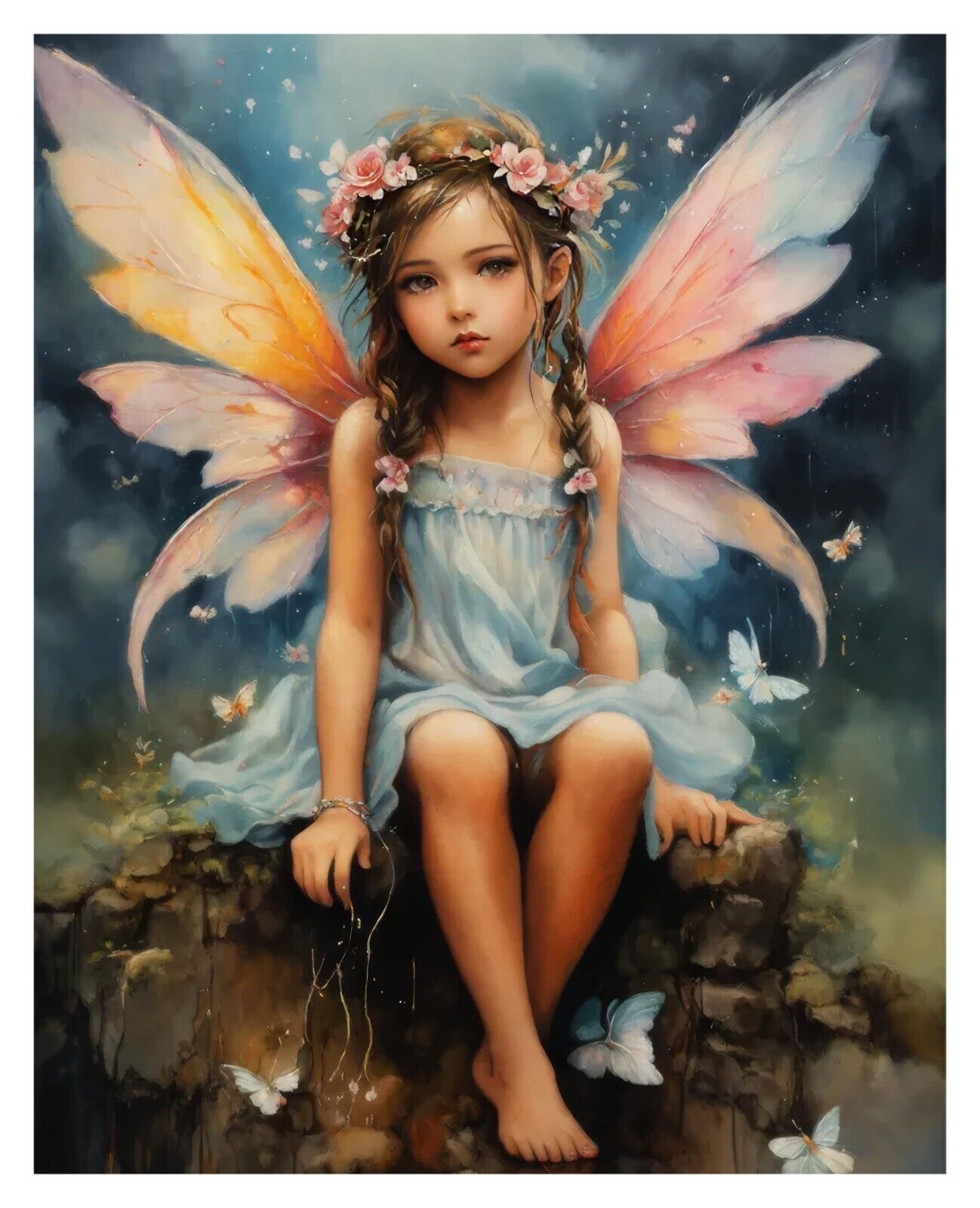 FAIRY ARTISTIC 8X10 COLLECTIBLE FANTASY ART PRINT HIGH QUALITY GLOSSY PHOTO