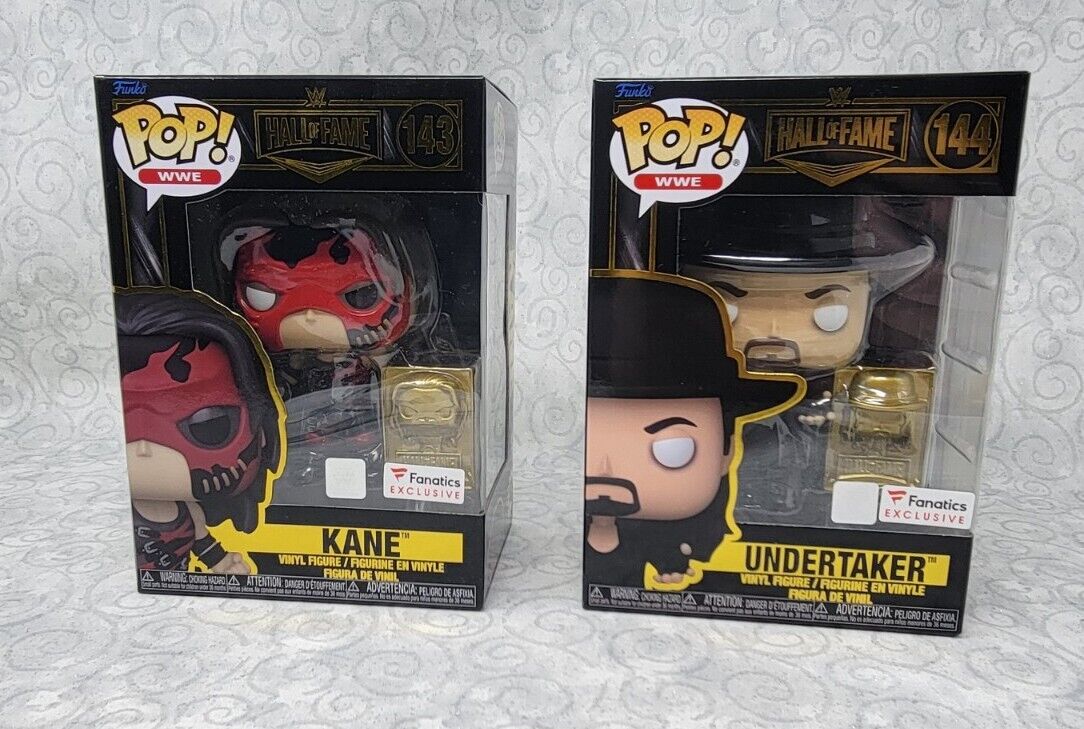 Funko Pop WWE Hall of Fame Kane + Undertaker Fanatics Exclusive