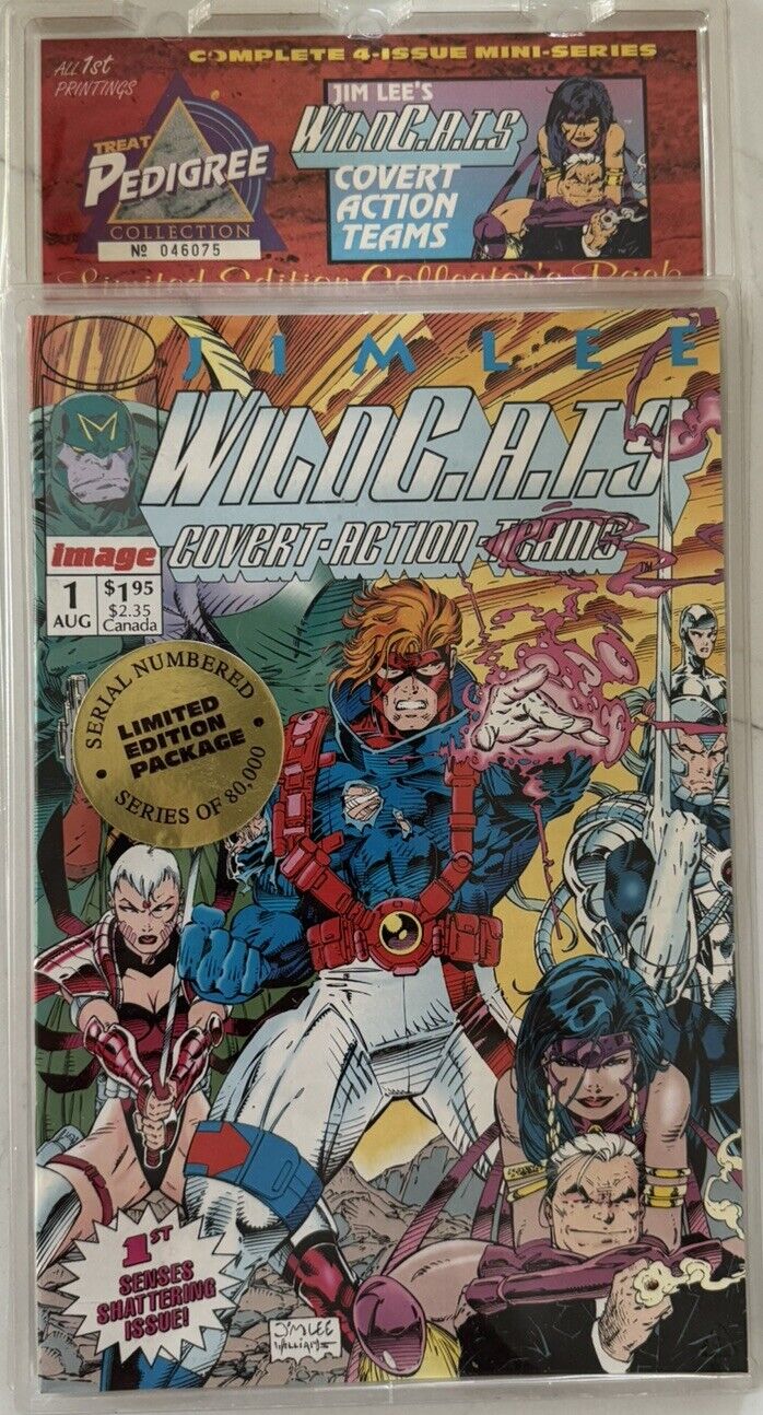 Jim Lee's Wild C.A.T.S. #1-4 Full Series Treat Pedigree Collection New, Sealed 