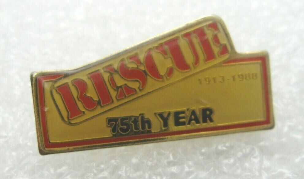 Rescue 75th Year 1913-1988 Lapel Pin (A417)